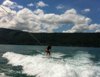  Wakeboarden in den Rhone-Alpes